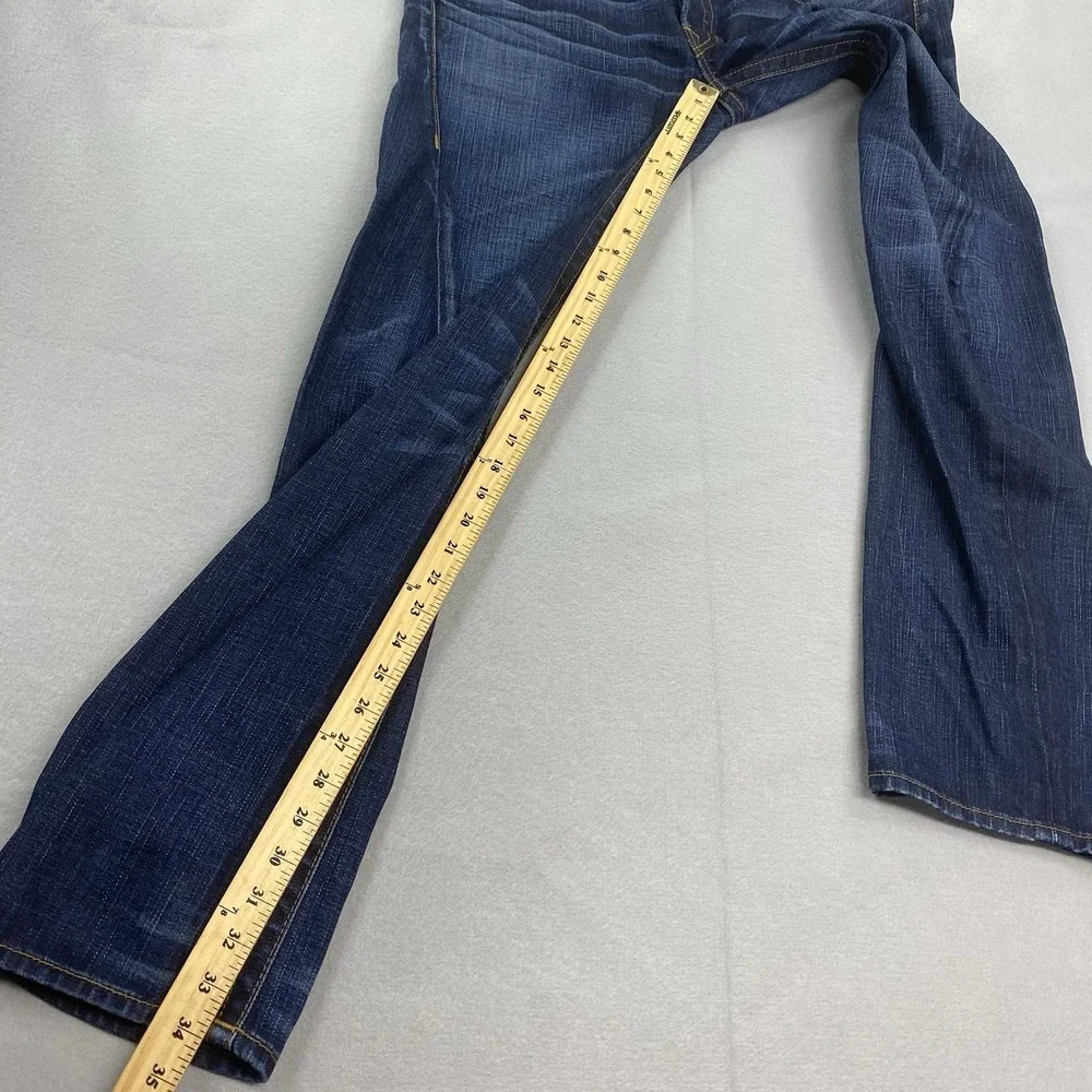 True Religion Jeans Mens 34 Blue Geno Torque Twisted Slim Saratoga Wash USA